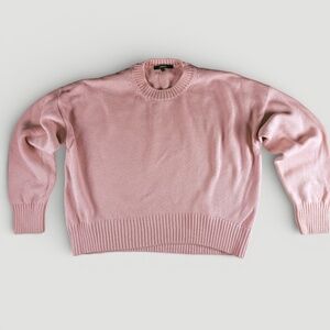 Quince Organic Cotton Boyfriend Crew | Size Small